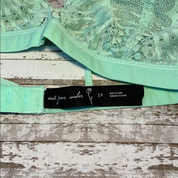 Out from Under Mint Lace Bralette - Picture 3 of 3
